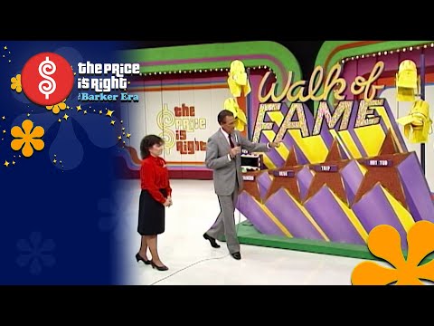 WOW! Contestant Gets Within $1 of Final Prize on Walk of Fame - The Price Is Right 1985