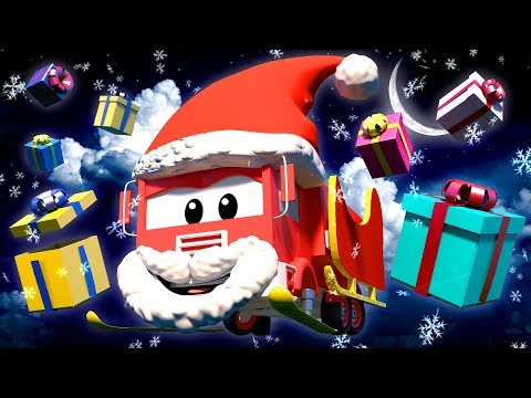 Djed Božičnjak Frank - Tomova Lakirnica u Auto Gradu 🎨 Crtani sa kamionima za djecu