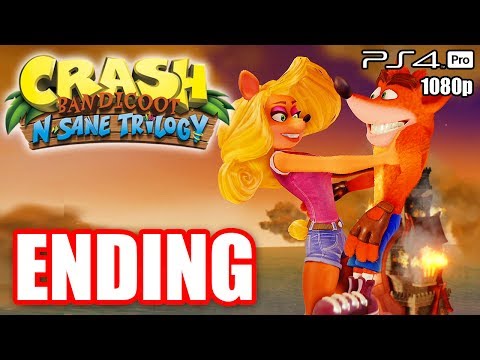 CRASH BANDICOOT N. Sane Trilogy (PS4) ENDING Walkthrough PART 2 Gameplay No Commentary @ 1080p HD ✔
