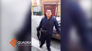 Detiene SSP a elemento por su prepotencia hacia la sociedad