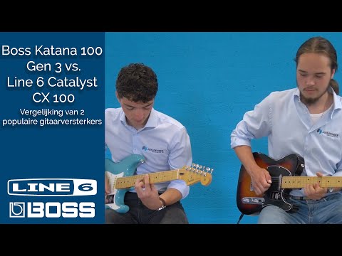 Boss Katana 100 Gen 3 vs Line 6 Catalyst CX 100 Gitaarversterkers | Joh.deHeer
