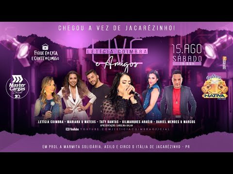 LETICIA COIMBRA - MARIANA E MATEUS - GILMARQUES - TATY DANTAS  - BOTECO DA NATIVA FM #Live #AoVivo