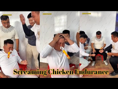 Screaming chicken endurance the pain challenge pimple pear