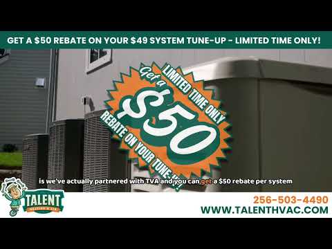 Fall HVAC Tune-Up Only $49 + $50 TVA Rebate | Talent Heating & Air