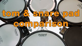 Roland snare noises comparison