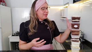 COMO MONTAR BOLOS NO POTE COM BOLO ESFARELADO! Faça e venda! 🤑