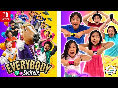 Parents vs Kids with Nintendo's Everybody 1-2 Switch!