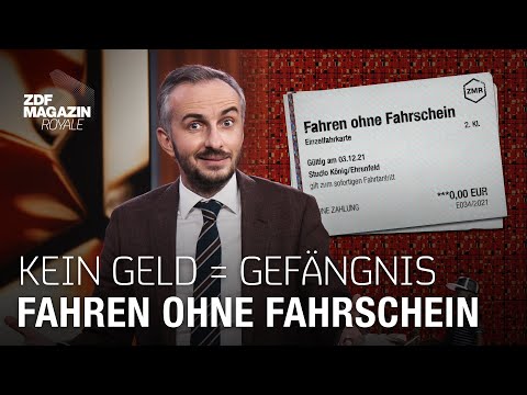 Fahren ohne Fahrschein: Unnötigste Straftat seit 1935 | ZDF Magazin Royale