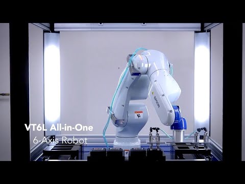 VT6L All-in-One 6-Axis robot | Battery assembly demonstration