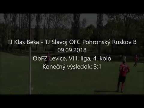 TJ Klas Beša - TJ Slavoj OFC Pohronský Ruskov B (4. kolo, VIII. liga, 09.09.2018)