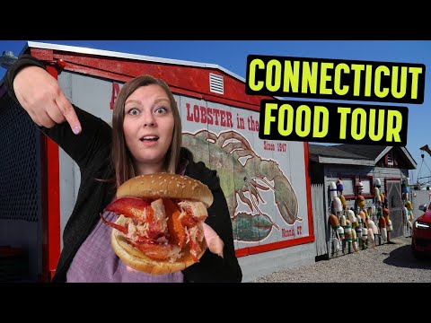 Connecticut Food Tour - Lobster Rolls, Apizza, the World's FIRST Hamburger, & More!