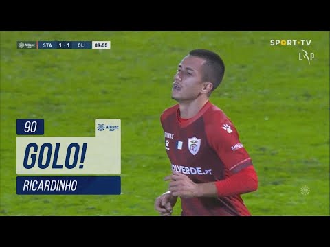 Goal | Golo Ricardinho: Santa Clara (1)-1 UD Oliveirense (Taça da Liga 22/23 - Fase 3 - Jornada 3)