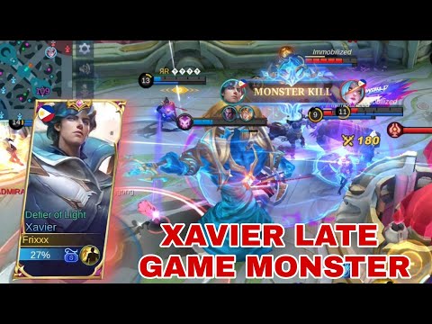 Xavier Is a Late Game Monster | Mobile Legends | Frixxx
