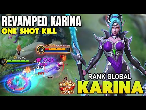 Revamped Karina !! Karina best build 2021 ~ Karina Top Global Build ~ Mobile Legends
