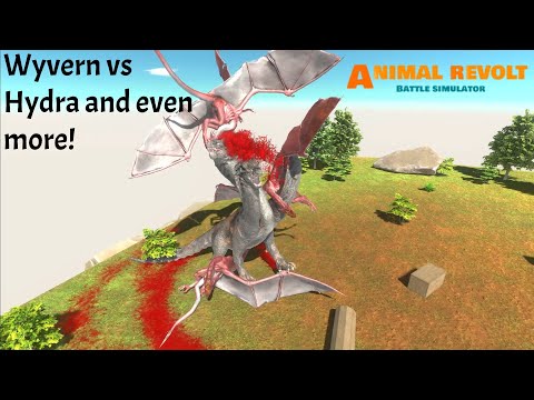 Wyvern army vs Hydra and even more |Random Battles |Animal Revolt Battle Simulator