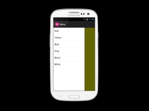 Simple Navigational Drawer Layout in Android