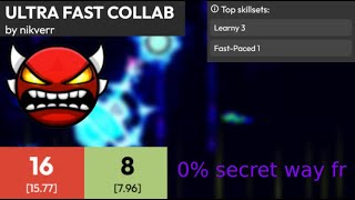 ULTRA FAST COLLAB 100% [first insane demon] /// nikverr