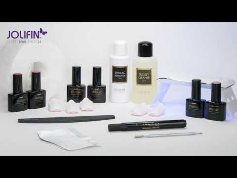 Jolifin LAVENI Shellac Starter-Set - M - Gerät Mini