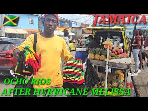 OCHO RÍOS, JAMAICA, DESPUÉS DEL HURACÁN MELISSA: VISTA DE LA CALLE.