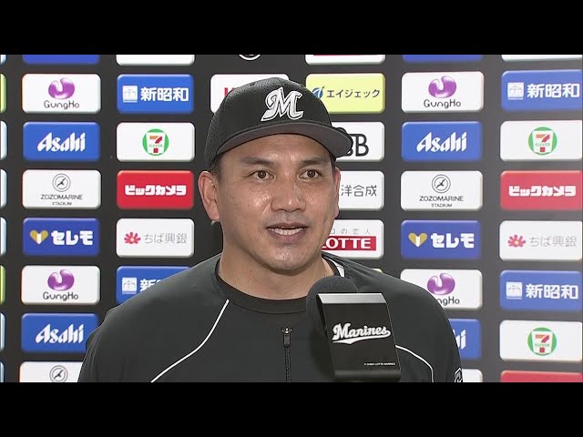 7月19日 マリーンズ・井口資仁監督 試合後インタビュー