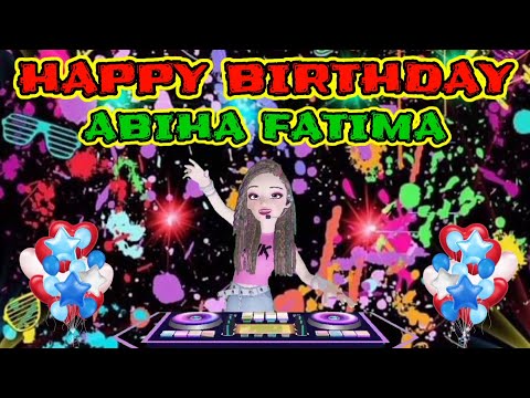 happy birthday abiha fatima 🎂 | ahns birthday studio |