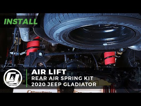 2020 Jeep JT Gladiator Install | Air Lift Rear 1000 Air Spring Kit