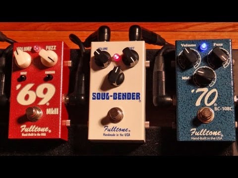 Fulltone 69 Soul Bender and 70 Fuzz Demo with Tele and Strat