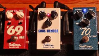 Fulltone 69 Soul Bender and 70 Fuzz Demo with Tele and Strat