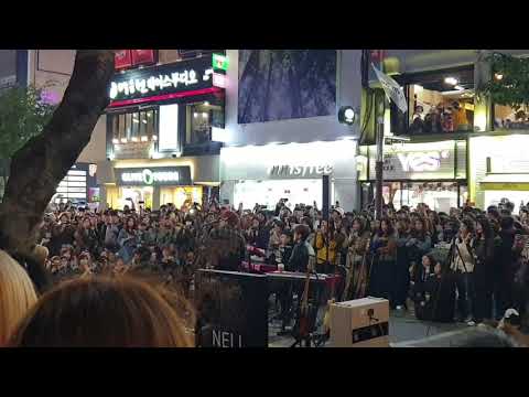 20191020 넬 신촌 버스킹 - 한계(Nell, busking Sinchon)