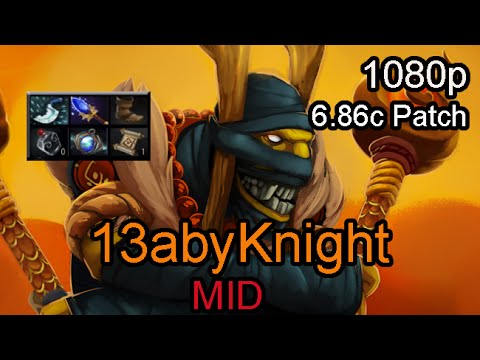 Babyknight Shadow Shaman 6.86 patch Mid Ranked Full Game