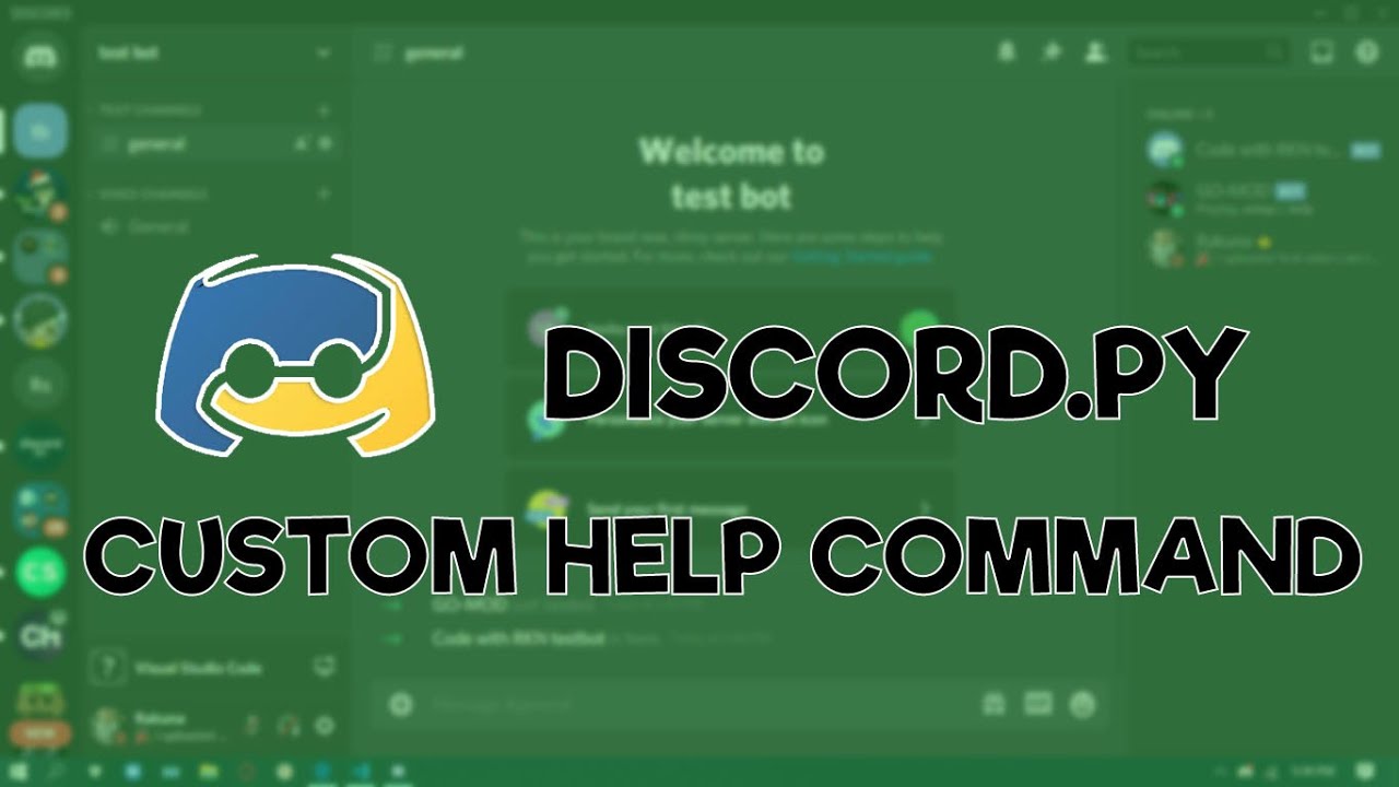 How to get custom help command in discord bot | discord.py