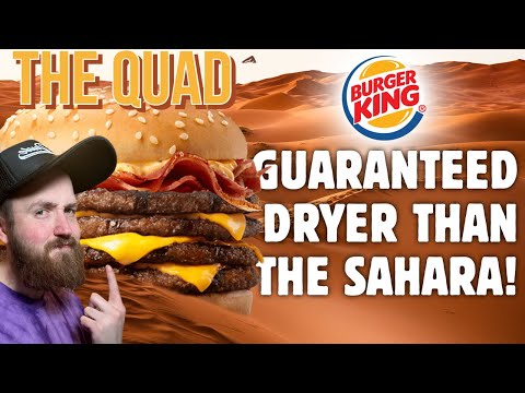 Burger King® QUAD STACKER 🍔 Worth It?