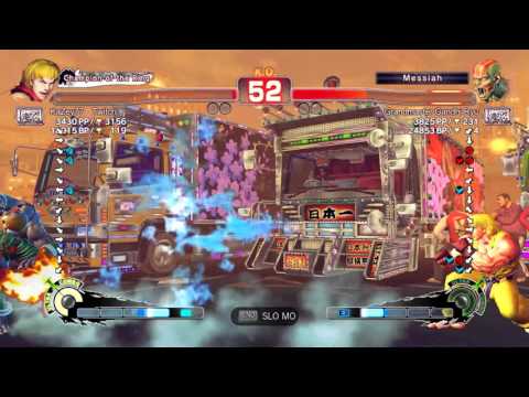 Kazey77 (Ken) Vs Grandmaster Gandhi Ruyu (Dhalsim) USFIV Ranked Match