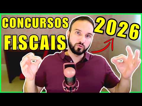 SEJA AUDITOR FISCAL EM 2026 🔴 Receita Federal, SEFIN RO, ISS Goiânia, ISS Porto Velho e ISS Niterói