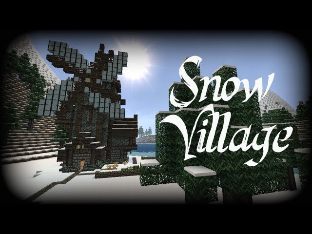 Small Snow Village Minecraft Map