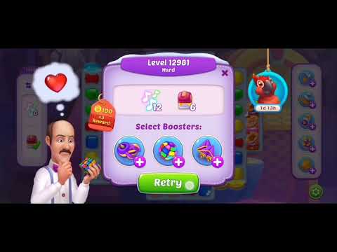 Completing level 12981 in Homescapes 😅