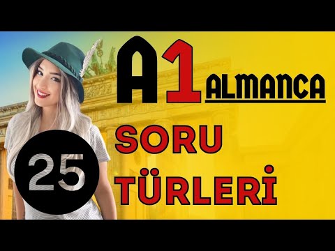 25. Ders | [A1] | Almanca En Önemli Soru Kelimeleri ve Kullanımları W-Soruları (W-Fragen)