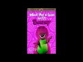 Barney Home Video Watch Play Learn With Barney 1993