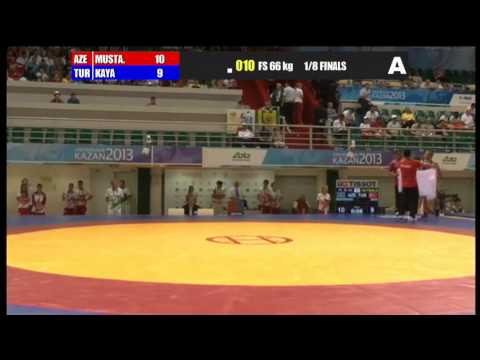 Kazan-2013 / Agahuseyn Mustafayev AZE) - Mustafa Kaya (TUR) - 1/8 final
