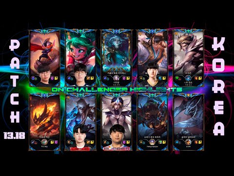 KOREA Challenger Match #909 Patch 13.18 [KT Kiin, LNG - Tarzan, GEN - Peyz, T1 - Smash, C9 - EMENES]