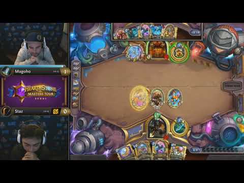 Magoho vs Staz || 八強賽 A組 第一輪 《爐石戰記》大師巡迴賽 - 首爾站 Day 2