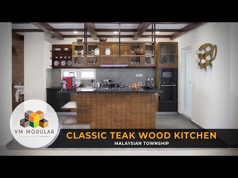 Classic Kitchen - Teak Wood