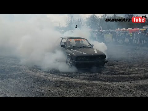 Pokaz mocy BMW E30 4.8 "SZTABIN" - Majówka z BMW 2017 Toruń