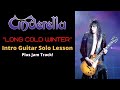 Cinderella Long Cold Winter Guitar Solo Lesson
