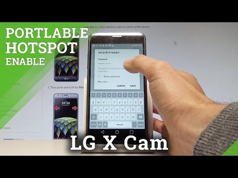 How to Enable Portable Hotspot on LG X Cam - Share Wi-Fi / Mobile Hotspot  |HardReset.Info