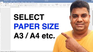 How To Select Paper Size In Word [ MAC ]