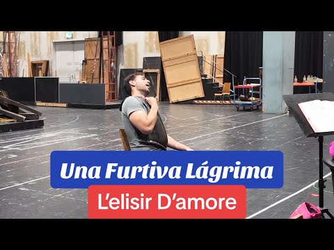“Una Furtiva Lágrima”, José Simerilla Romero - Staatsoper Hannover - Staging Rehearsals