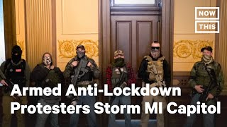 Armed Anti-Lockdown Protesters Storm Michigan Capitol amid COVID-19