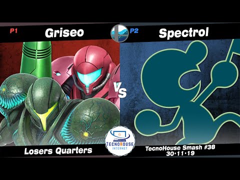 TecnoHouse #38: RT+ Griseo (Samus, Dark Samus) vs SV | Spectrol (Mr. Game & Watch) - Losers Quarters