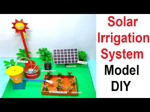 solar energy power drip irrigation systems model making eco friendly howtofunda solar panel
